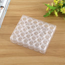30 in 1 Storage Jars Cosmetic Plastic Sub-Bottles Screw-Sealed Empty Bottles With Lids