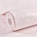 Simple Non-Woven Fabric Bedroom Living Room Plain Wallpaper Self-Adhesive 3D Stereo Imitation Diatom Mud Wallpaper, Specification: 0.53 x 3 Meters(714-3 Light Pink)