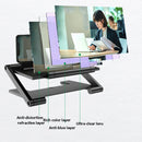 Folding Pull-Out Lifting Mobile Phone Screen High-Definition Amplifier Anti-Blue Light 3D Amplifier 12 inch (Black)