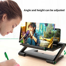 Folding Pull-Out Lifting Mobile Phone Screen High-Definition Amplifier Anti-Blue Light 3D Amplifier 12 inch (Black)