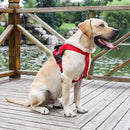 Large And Medium-Sized Dog Vest-Style Chest Harness S(Red)