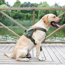 Large And Medium-Sized Dog Vest-Style Chest Harness L(Green)