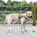 Large And Medium-Sized Dog Vest-Style Chest Harness L(Khaki)