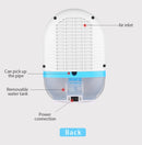 GZ-1901 Semiconductor Mini Dehumidifier Household Small Dehumidifier Bedroom Dehumidifier Moisture Absorber, Product specification: UK Plug(Charm Red)