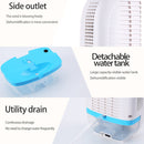 GZ-1901 Semiconductor Mini Dehumidifier Household Small Dehumidifier Bedroom Dehumidifier Moisture Absorber, Product specification: UK Plug(Charm Red)