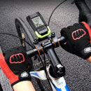 WEST BIKING 3 In 1 Wireless Bicycle Speedometer With Horn & Front Light (Black)