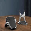 XSZJ-01 2 PCS Mini Notebook Holder Portable Foldable Metal Heat Dissipation Computer Stand(Silver)