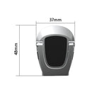 XSZJ-01 2 PCS Mini Notebook Holder Portable Foldable Metal Heat Dissipation Computer Stand(Silver)