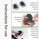 XSZJ-01 2 PCS Mini Notebook Holder Portable Foldable Metal Heat Dissipation Computer Stand(Silver)