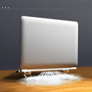 XSZJ-01 2 PCS Mini Notebook Holder Portable Foldable Metal Heat Dissipation Computer Stand(Silver)