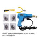 H50 Car Bumper Crack Repair Welding Machine Plastic Welding Nail Artifact, UK Plug(Blue)