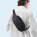 BANGE BG-7295 Men Waterproof Business Casual Chest Bag Messenger Bag(Black)