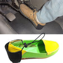 2 PCS Driving Wear-Resistant Heel Protective Cover Flat Heel Stick Anti-Wear Shoe Cover(White)