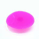 10 PCS Cleaning Pad Wash Face Facial Exfoliating Brush SPA Skin Scrub Cleanser Tool(rose red)