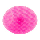 10 PCS Cleaning Pad Wash Face Facial Exfoliating Brush SPA Skin Scrub Cleanser Tool(rose red)