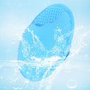 10 PCS Cleaning Pad Wash Face Facial Exfoliating Brush SPA Skin Scrub Cleanser Tool(rose red)