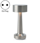 JB-TD10 LED Charging Bar Table Lamp Retro Creative Bar Cafe Restaurant Simple Bedside Night Light, Specification: EU Plug(Silver)