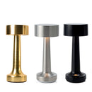 JB-TD10 LED Charging Bar Table Lamp Retro Creative Bar Cafe Restaurant Simple Bedside Night Light, Specification: EU Plug(Golden)