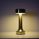 JB-TD10 LED Charging Bar Table Lamp Retro Creative Bar Cafe Restaurant Simple Bedside Night Light, Specification: EU Plug(Silver)
