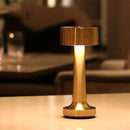 JB-TD10 LED Charging Bar Table Lamp Retro Creative Bar Cafe Restaurant Simple Bedside Night Light, Specification: AU Plug(Silver)
