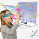 3D Fluorescent Drawing Board Magic Luminous Three-Dimensional Writing Board Graffiti Board Lighting Puzzle Children Drawing Board,Style: Medium Drawing Board (Dinosaur Version)