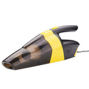 72W Car Handheld Portable Vacuum Cleaner Small Car Vacuum Cleaner Yellow With Wire
