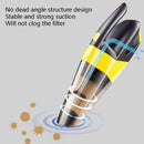 72W Car Handheld Portable Vacuum Cleaner Small Car Vacuum Cleaner Yellow With Wire