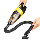 72W Car Handheld Portable Vacuum Cleaner Small Car Vacuum Cleaner Wireless Yellow