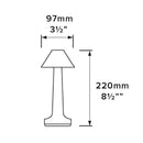 JB-TD001 LED Touch Table Lamp Cafe Restaurant Decoration Night Light, Specification: EU Plug(Golden)
