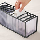 3 in 1 Underwear Drawer Storage Box Household Socks Folding Storage Box(Beige)