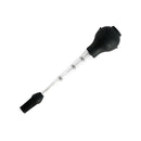 Silicone Turkey Seasoning Pump Barbecue Tool Dripping Seasoning Tube With Cleaning Brush(Black)