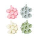 4 PCS Unicorn Pony Chocolate Candy Cake Baking Silicone Mold Color Random Delivery