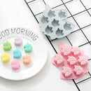 4 PCS Unicorn Pony Chocolate Candy Cake Baking Silicone Mold Color Random Delivery