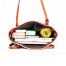 L4007 One-Shoulder Messenger Female Bag Handbags(Brown)