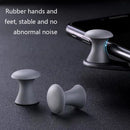 2 PCS Car Air Outlet Navigation Support Clip Car Cartoon Gravity Mobile Phone Holder(Shy)