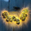 3m 20 LEDs Eid Al-Fitr Festival Iron Art String Lights Ramadan LED Decoration Pendant(Warm White Light)