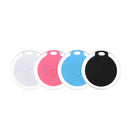 2 PCS Round Bluetooth Anti-Lost Device Mobile Phone Key Two-Way Object Finding Alarm( White)