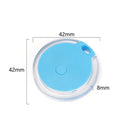 2 PCS Round Bluetooth Anti-Lost Device Mobile Phone Key Two-Way Object Finding Alarm( White)