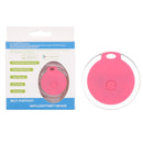 2 PCS Round Bluetooth Anti-Lost Device Mobile Phone Key Two-Way Object Finding Alarm( Black)