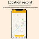 HYC-S9 2 PCS Round Bluetooth Object Finder Mobile Phone Tracking Locator Anti-Lost Two-Way Alarm(Black)