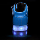Children LED Luminous Shoes Rechargeable Sports Shoes, Size: 29(Silver)