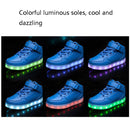 Children LED Luminous Shoes Rechargeable Sports Shoes, Size: 29(Mirror Pink)