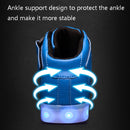 Children LED Luminous Shoes Rechargeable Sports Shoes, Size: 29(Mirror Blue)