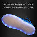 Children LED Luminous Shoes Rechargeable Sports Shoes, Size: 29(Mirror Blue)