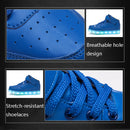 Children LED Luminous Shoes Rechargeable Sports Shoes, Size: 29(Mirror Blue)
