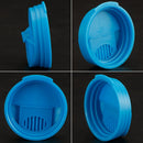 3 PCS Universal Leak-Proof Cover For Cans Push-Type Splash-Proof Cover(Blue)