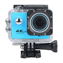 WIFI Waterproof Action Camera Cycling 4K camera Ultra Diving 60PFS kamera Helmet bicycle Cam underwater Sports 1080P Camera(Blue)