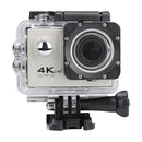 WIFI Waterproof Action Camera Cycling 4K camera Ultra Diving 60PFS kamera Helmet bicycle Cam underwater Sports 1080P Camera(Silver Grey)