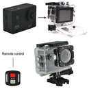 WIFI Waterproof Action Camera Cycling 4K camera Ultra Diving 60PFS kamera Helmet bicycle Cam underwater Sports 1080P Camera(Yellow)