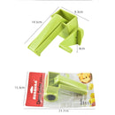 3 PCS Plastic Hand-Cranked Rotary Grater Chocolate Cheese Multi-Function Planer(Green)